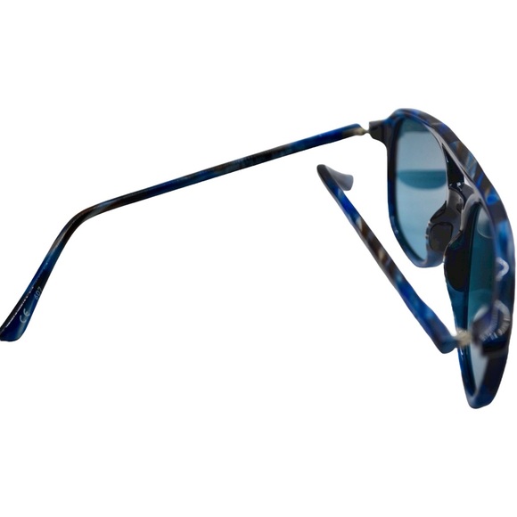 Italia Independent II 0700 BTG.021 Sunglasses | Blue Camo | Blue/Grey Mirror - Picture 4 of 11